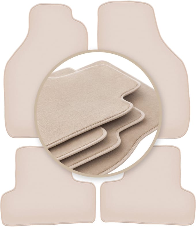 PREMIUM beige matten voor: Mitsubishi Eclipse III coupé 1999-2006