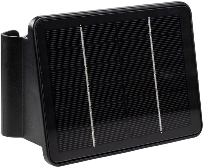 Solar buitenlamp - 50lm 2700K - Zwart - IP54 - Sensor