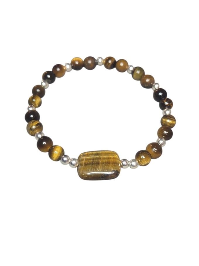 tijgeroog armband.