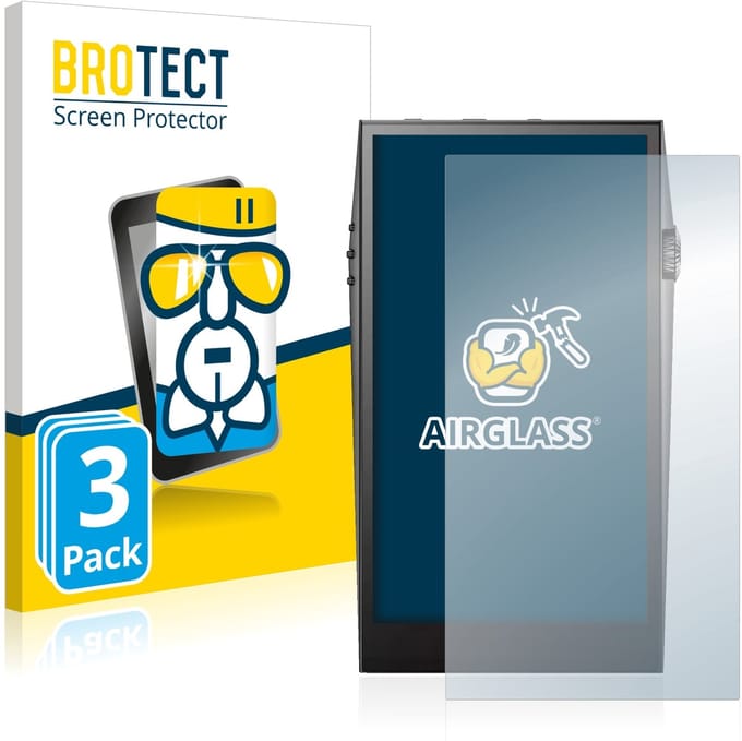 Screenprotector 3 Stuks voor Astell&Kern SP3000 Beschermglas transparant
