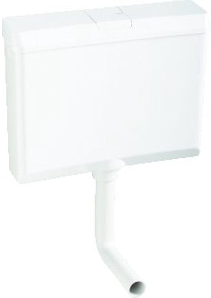 Wisa 790 Opbouwspoelreservoir H40.1xB51xD12.8cm Wit