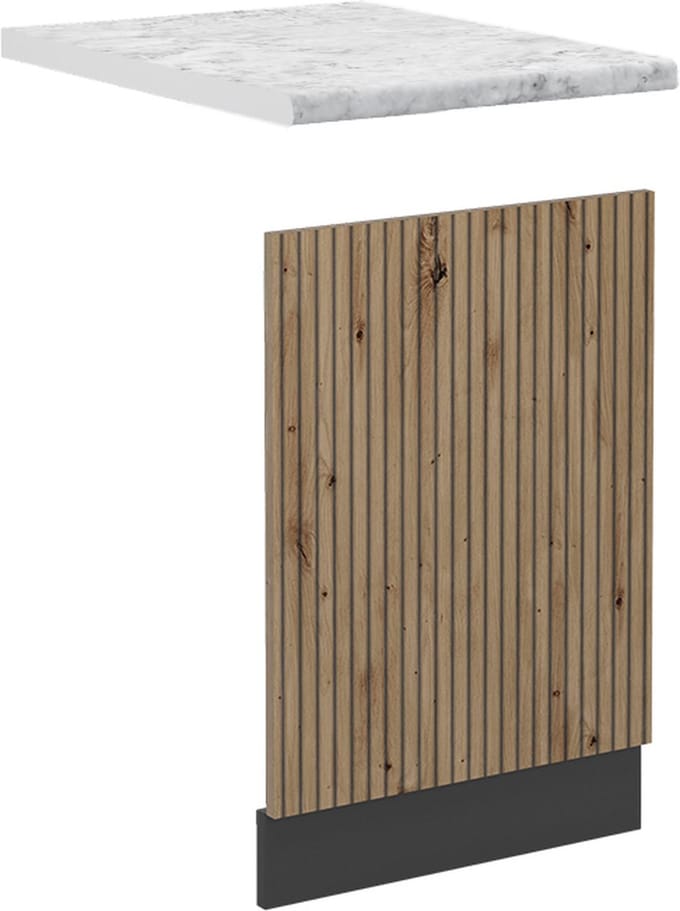 Vicco R-Line Frontpaneel – 45 cm, WB Marmer Artisanaal eiken