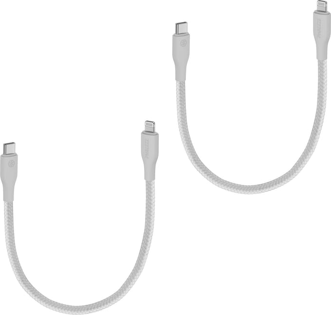 Oplaadkabel geschikt voor iPhone 14, 13, 12, 11, X - 30cm - 20w