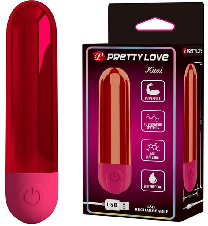 Pretty Love - Kiwi - Bullet Vibrator - Rood