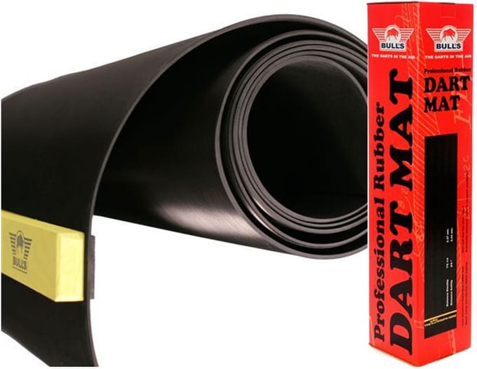 Bull's Rubber Dartmat + Oche | 300x60 cm
