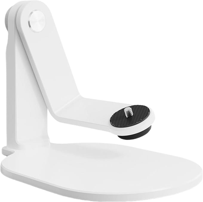 Projector Houder - Tafelstandaard - Thuisbioscoop Creëren - Verstelbare Hoek - 18.5 cm - Wit
