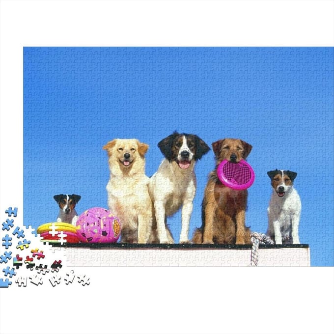 Fotopuzzel Zelf Ontwerpen - Puzzel Eigen Afbeelding - Ontspanning Thuis - Unieke Vorm Puzzelstukjes - 75 x 50 cm