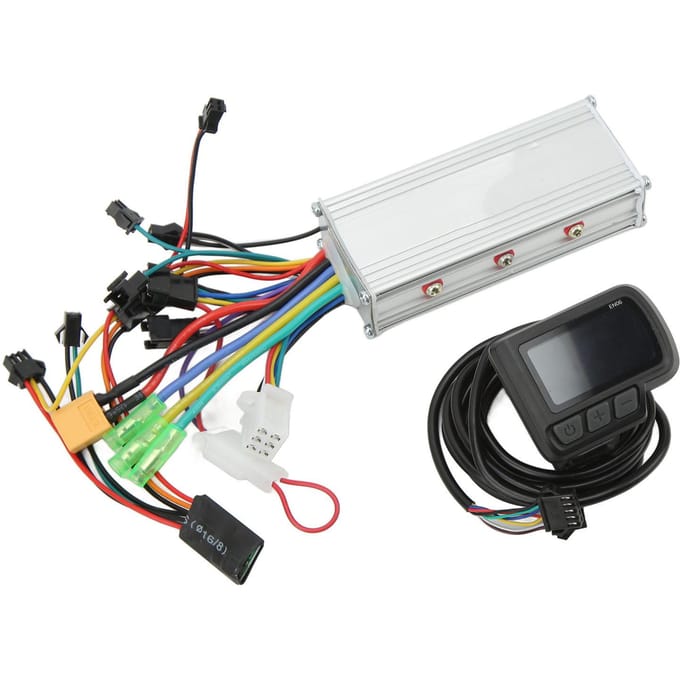 36V 48V 500W Scooter Controller LCD Paneel Kit Elektrische Fiets Paneel Kit voor Elektrische Fiets white