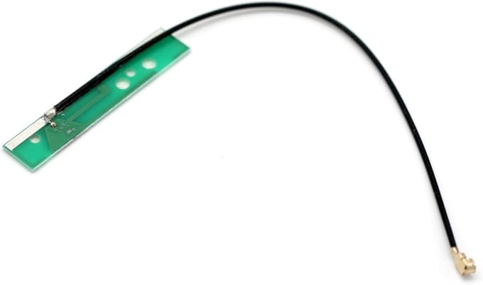 Mini WLAN Antenne - Wifi PCB Antenne - Draadloze Verbindingen - Compacte Inbouw - 4 dBi Winst - Zwart