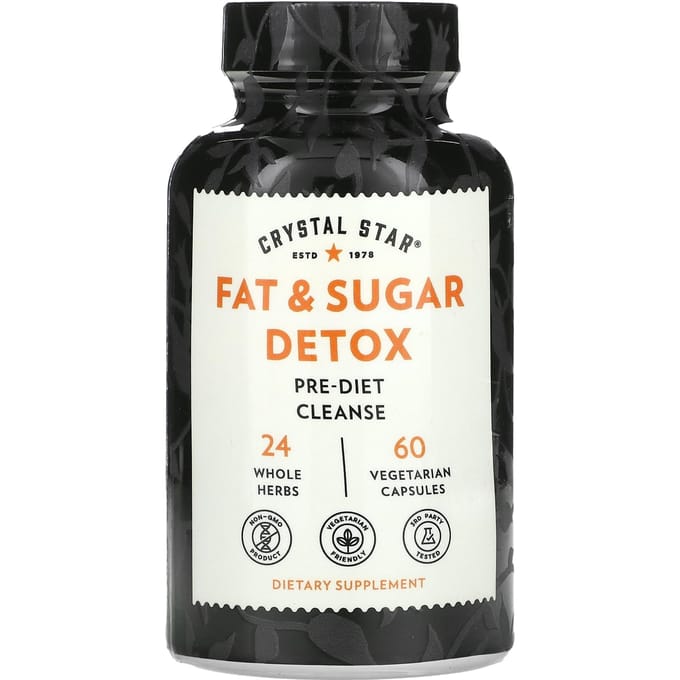 Vet & Suiker Detox, 60 Plantaardige Capsules
