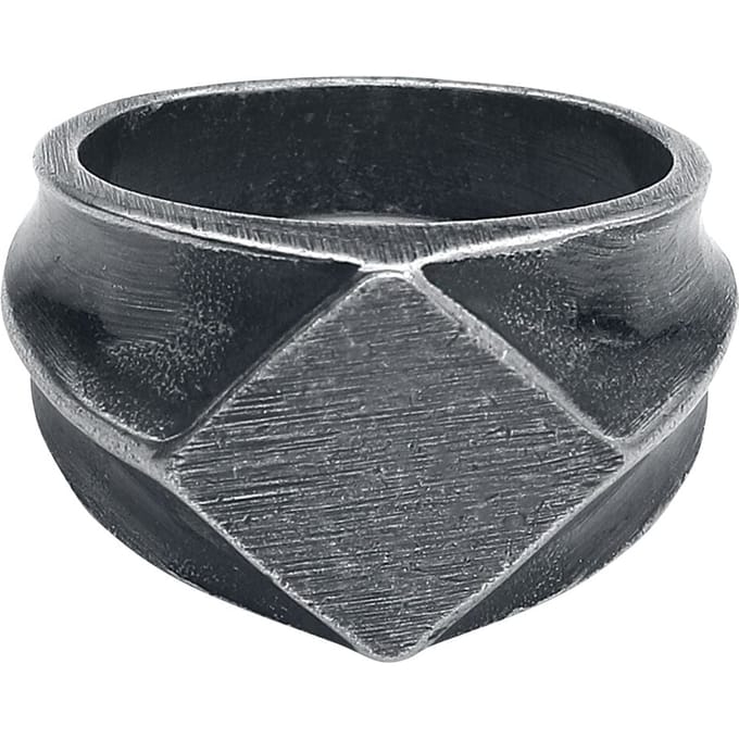 etNox hard and heavy Ring - Basic - voor Mannen - zilverkleurig