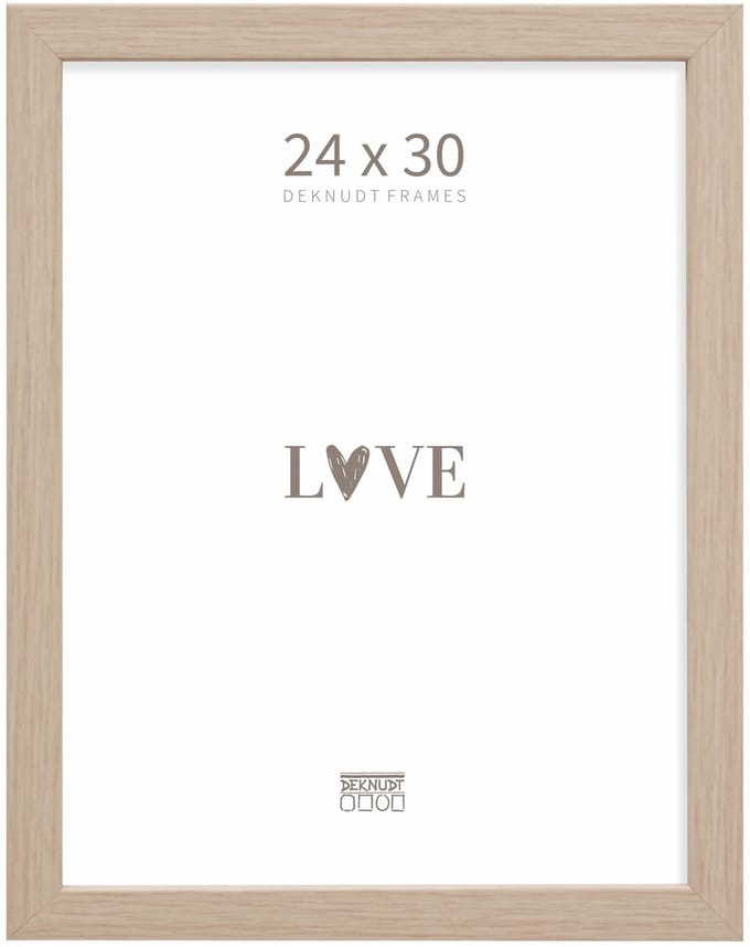 Deknudt Frames fotolijst S45RJ1 - naturel eikkleur - hout - 24x30 cm