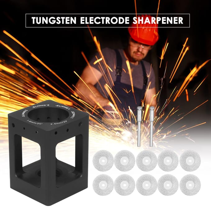 Wolfraam Elektrode Slijper Wolfraam Naalden Wolfraam Staven Slijper Aluminium TIG Lassen Wolfraam Square