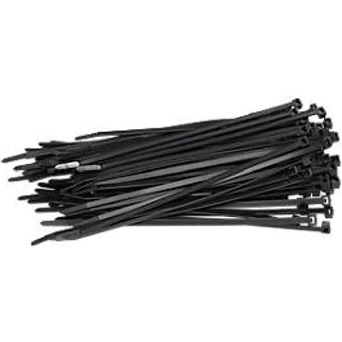 Kabelbinder, 150 x 3,5 mm, zwart, 100 stuks