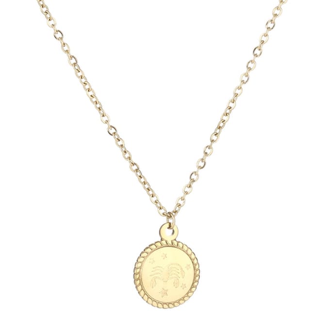 Bijoutheek Ketting Scorpio - Schorpioen Goud