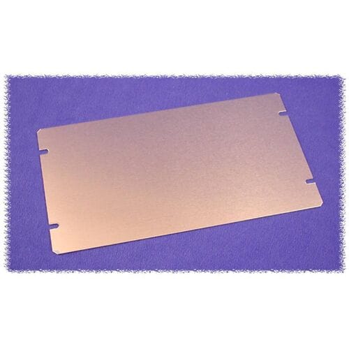 Hammond Electronics 1434-157 Bodemplaat 381 x 178 x 1 Aluminium Natuur 1 stuk(s)