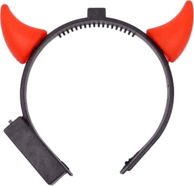 Halloween duivel diadeem – Haarband met LED Verlichting – Rode Hoorntjes