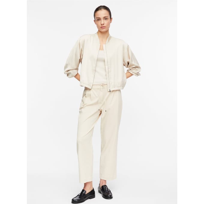 Comma  Pants Beige Größe: 38 | Straight Jeans Outlet | Damen | Braun