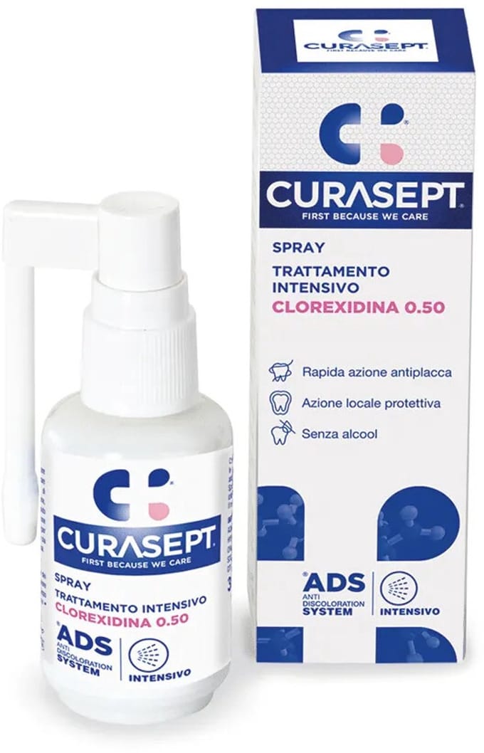 Curasept ADS mondspray chloorhexidine 0.5% 30 Milliliter
