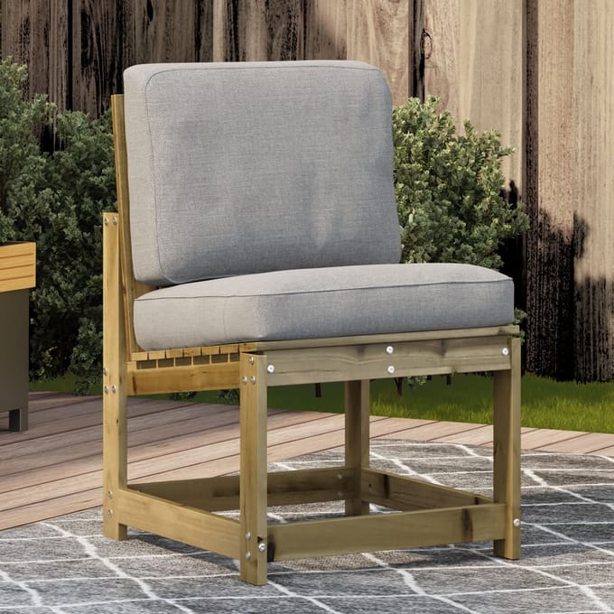 vidaXL - Tuinstoel - 50,5x55x77 - cm - geïmpregneerd - grenenhout