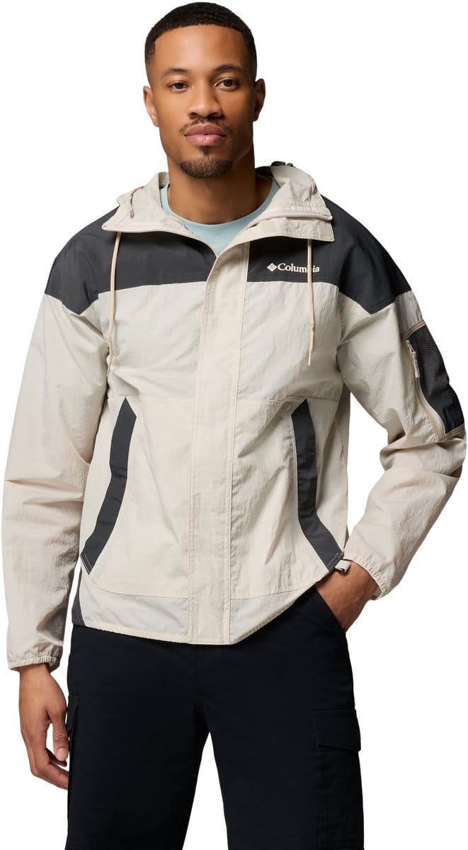 Columbia Challenger™ II Windbreaker Heren Outdoorjas - Dark Stone, Shark