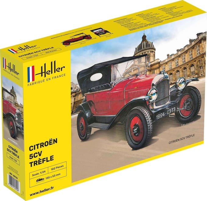 Heller Modelbouwpakket Auto - 80702 Citroen Trefle Car Plastic - 1:24 - Modelbouw