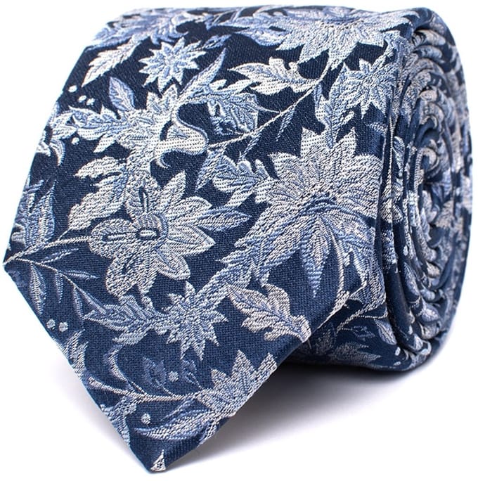 Tresanti CROTONE Flower tie Blue (TRTIIE342 - 800)