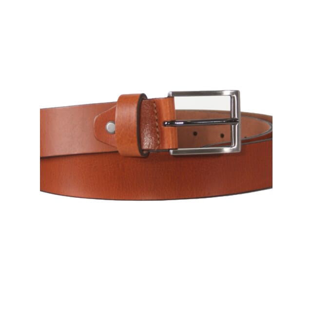 Mens Belt - Riem - Heren - 115 - Cognac - Leer - 1950-pant