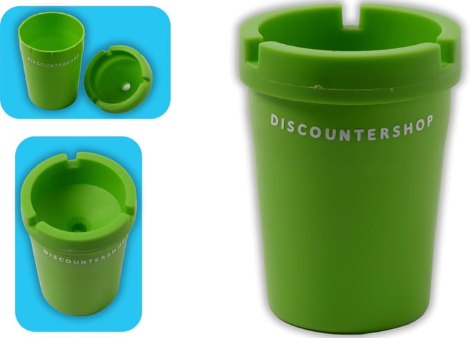1 Stuks Groene Asbak | bekerhouder asbak voor in de auto - sigaret dovende auto asbak - auto accessoires