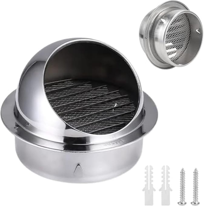 Verstelbaar ventilatierooster 120 mm voor afzuigsystemen