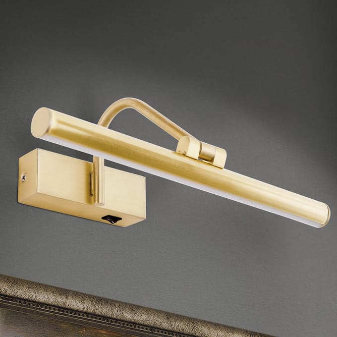 ORION Gouden LED schilderij verlichting Sofia - 30 cm
