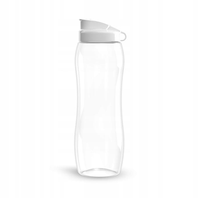 Dafi - Waterfles - Witte Bidon - 0,6l - Ergonomisch Ontwerp