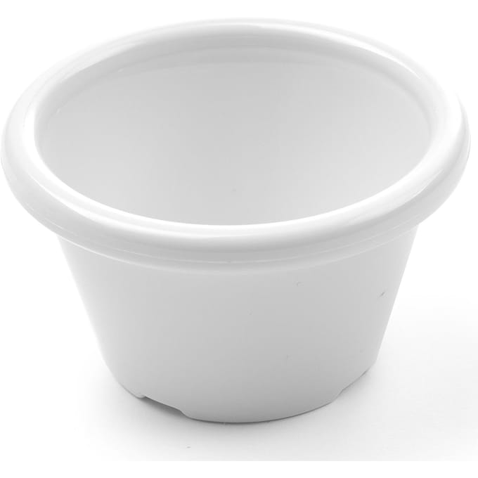 HENDI Set van 12 ivoren ramekins – 0,045L – vaatwasmachinebestendig – ⌀60x(H)35mm