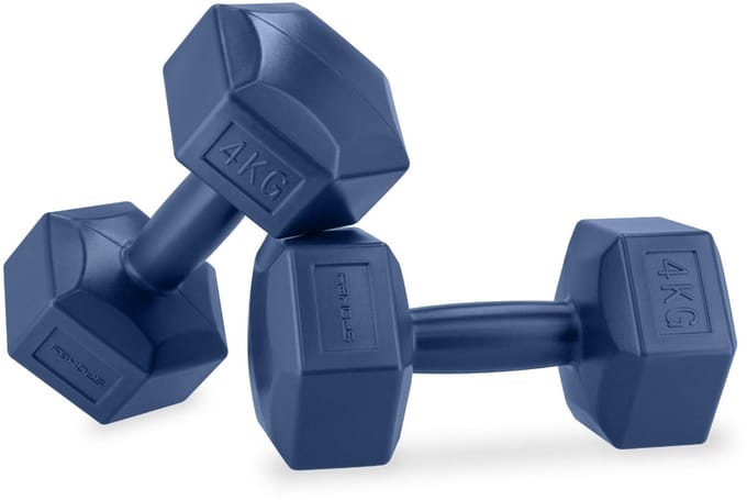 Spokey MONSTER Dumbbell Set - Blauw - 2x4 kg