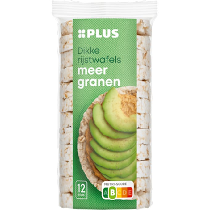 Dikke rijstwafels meergranen