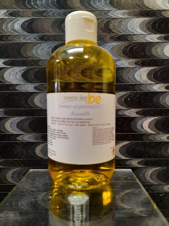 sauna opgietmiddel kamille 250 ml - sauna geuren - sauna opgiet