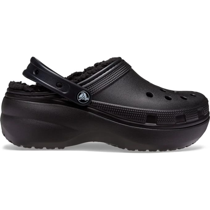 Klompen Crocs Sabots Classic Platform Lined doublure douce et floue