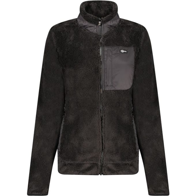 Noorwegen 1963 Zwarte Polyester Dames Sweatshirt