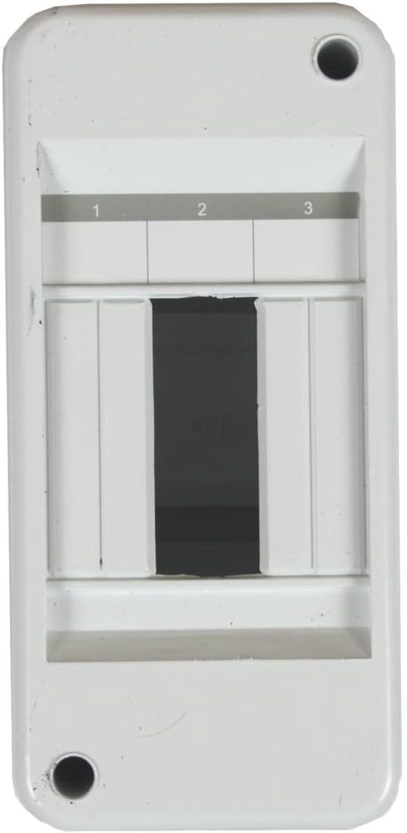 Zekeringkast - Groepenkast - Elektrische Installatie - Schroefmontage - 7.5 x 6.5 x 5 cm - Wit