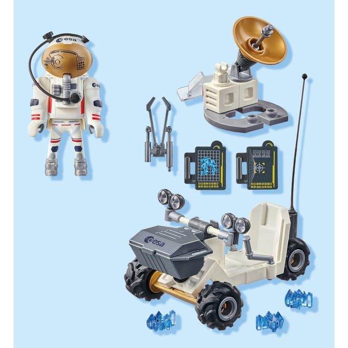 Astronauten simulatiespel en steenanalyses Playmobil