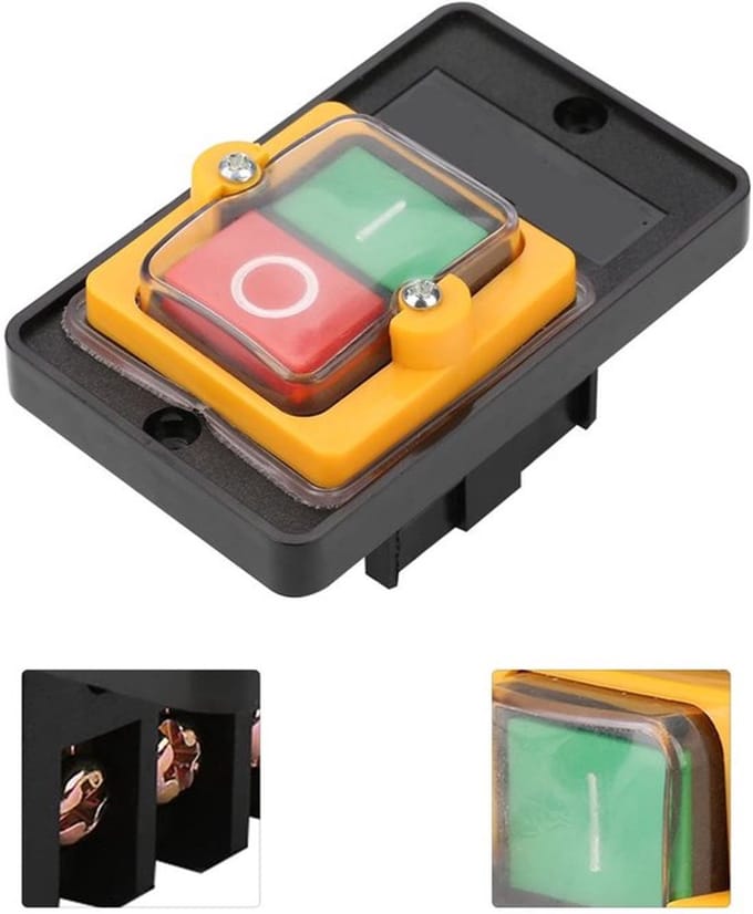 Dailygoody - Waterdichte Drukknop - Automatische Reset Schakelaar