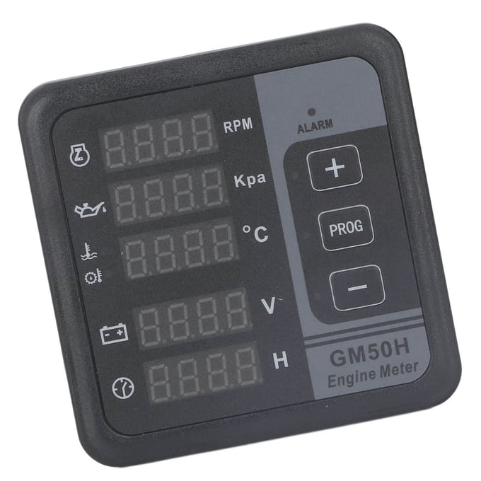 Diesel Generator Set Controller Digitale Genset Motor Meter met Montageonderdelen DC8?36V GM50H
