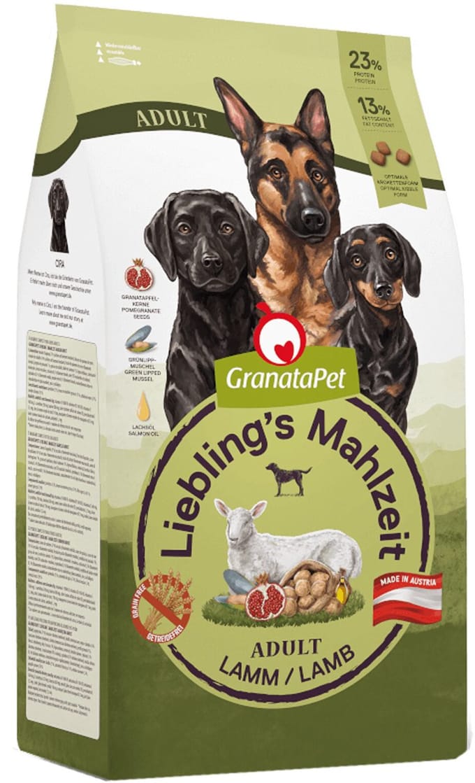 GranataPet Liebling's Mahlzeit Hondenvoer - Lam - 1,8 kg