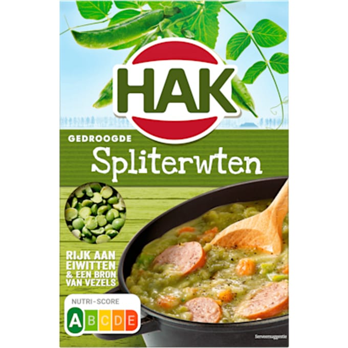 Gedroogde spliterwten