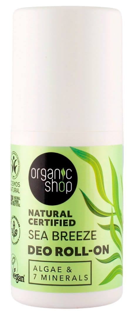 Organic Shop Natural Certified Sea Breeze Deo Roll-On Algae &amp; 7 Minerals 50 ml