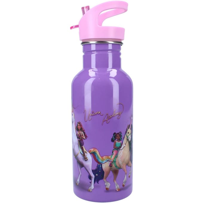 Vadobag Unicorn Academy Drinkfles en Schoolbeker - Paars - Stainless Steel - 500 ml