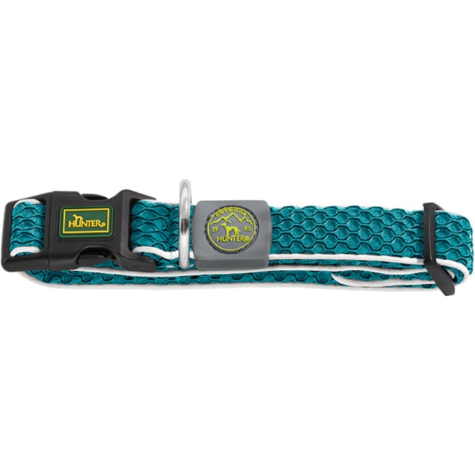 Hunter Hilo Vario Basic halsband turkoois maat S-M: 30-43cm nekomtrek hond