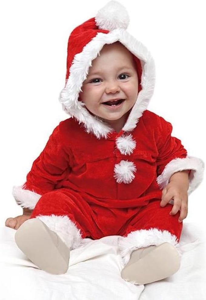 Kerstbaby kostuum – 80 – 91 cm – 1 tot 2 jaar.