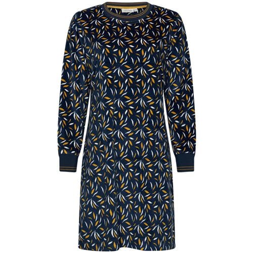 Pastunette - Moonlite - Nachthemd - Velours Fleece - Blauw - Maat 48