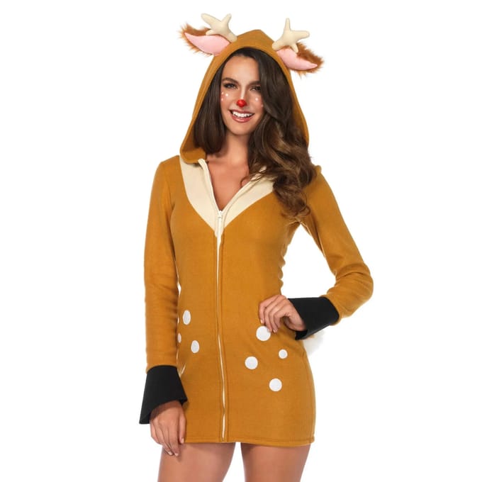 Damesjurk Leg Avenue Cozy Fawn